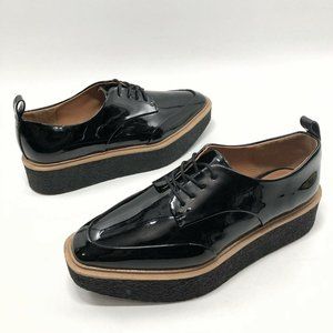 Zara Lace Up Platform Loafers SIZE 6